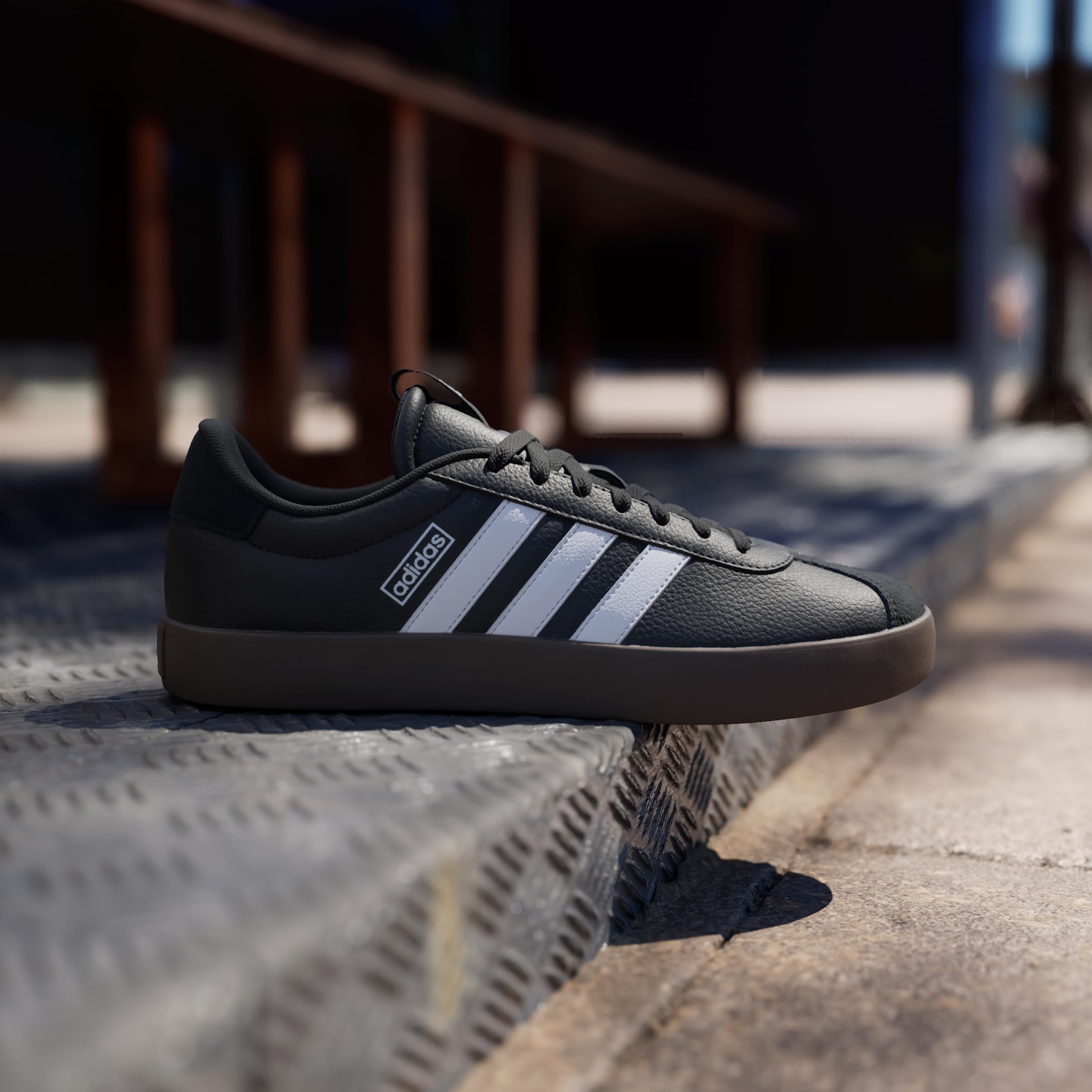 adidas Herren VL COURT 3.0 SHOES, Core black / Cloud white, 43 1/3 EU 3