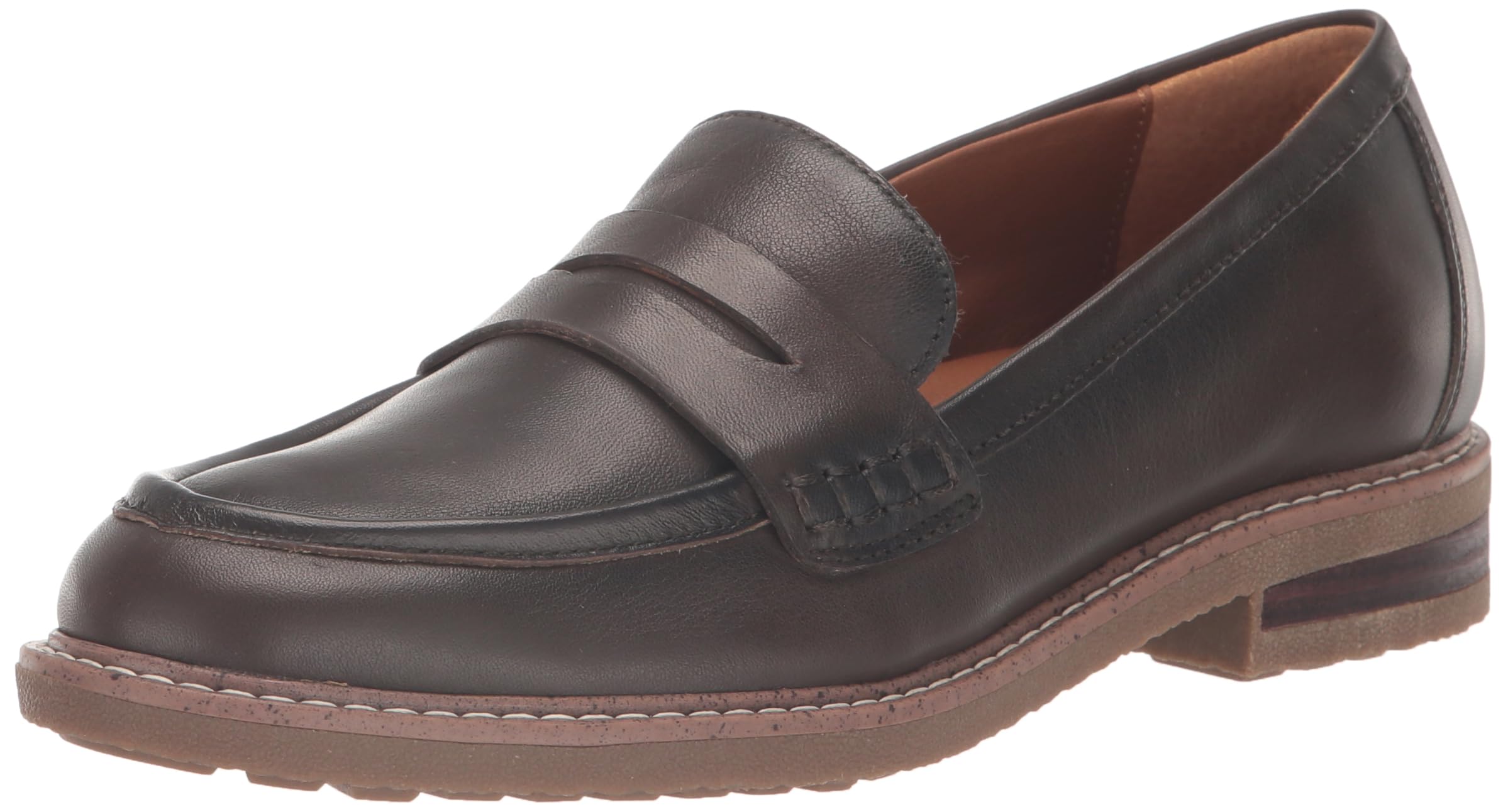 Earth® Women’s JAVAS Slip-on Penny Loafer, Green 300, 8 M