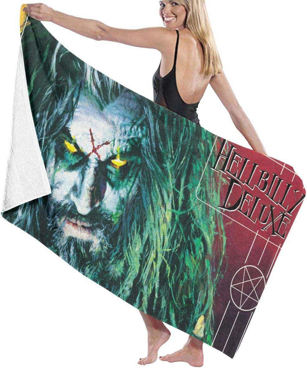 BeatriceBGault Rob Zombie Hellbilly Deluxe Super Absorbent Bath Towel Hot Sports Towel (32x52 Inch)