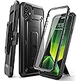 SUPCASE for iPhone 11 Case with Screen Protector (Unicorn Beetle Pro), [Built-in Stand & Belt Clip] [Military-Grade Protection] Heavy Duty Full-Body Protective Phone Case for iPhone 11 6.1", Black