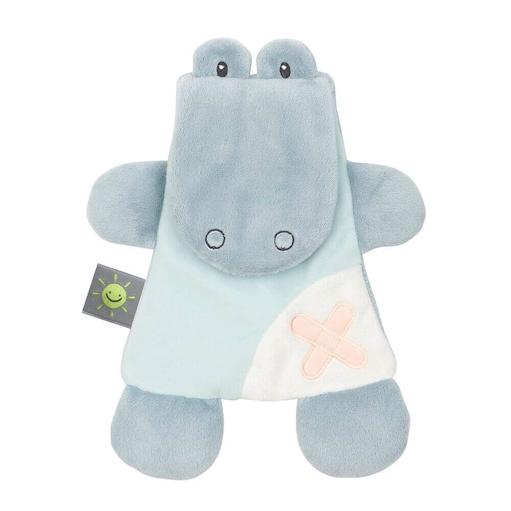 Nattou Cuddly Crocodile with Gel Pad for Pain Relief, Buddiezzz, 19 × 2.5 × 25 cm, Green