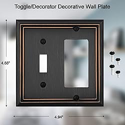 OKAWYC Toggle/Decorator Light Switch Cover Adler