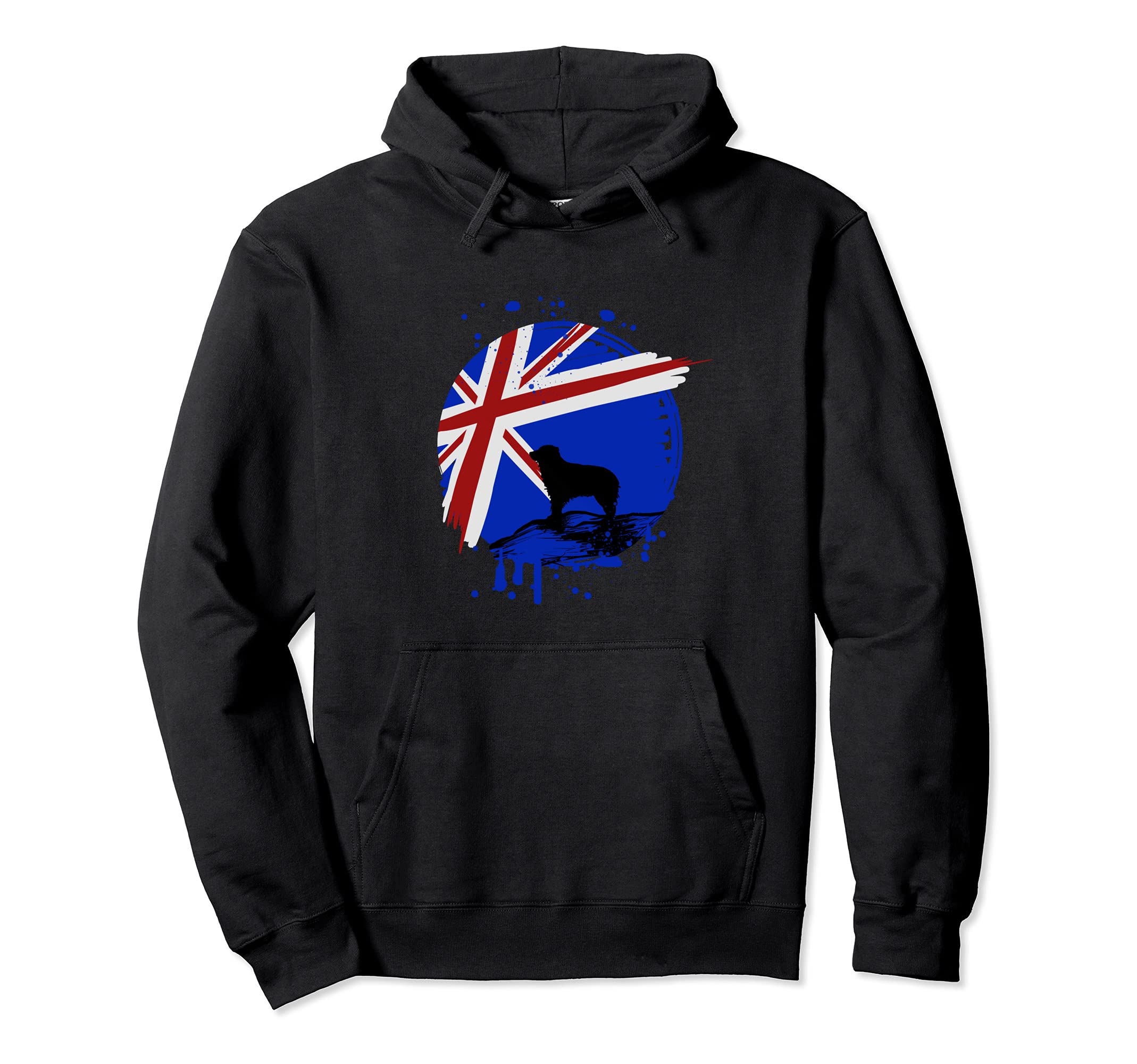 Australian Shepard Dog Flag Gift Pullover Hoodie