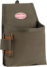 Bucket Boss 54160 Fastener Tool Pouch with Flap, Brown/Green view 4