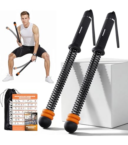 Amazon.com: HYPERWEAR Hyper Rope Weighted Short Battle Rope 25 ft