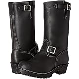 Wesco ‘BOSS’ 7700100 Men’s Motorcycle Boots Black Leather #100 Vibram Sole 11″ Height