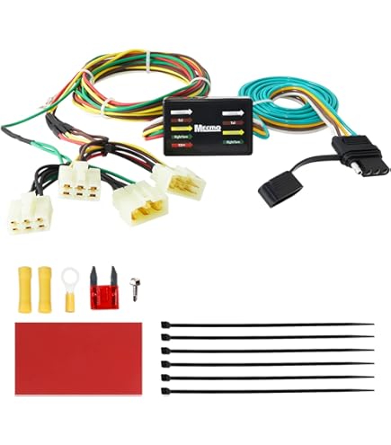 4-Pin Trailer Wiring Harness For Jeep Renegade 2015-2023 — Plug & Play T-Connector, OEM #56274 Replacement