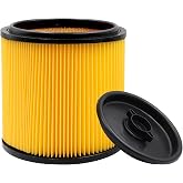 ATXKXE VCFS Filters Fit For Vacmaster 5-16 Gallon Wet/Dry Vacuum，1 Pack | Fit Vacmaster 5 to 16 Gallons of Wet or Dry Vacuum (excluding VWM510, VFB511B 0201) And Fit Hart Most Shopvac 5-20 Gal Vacs