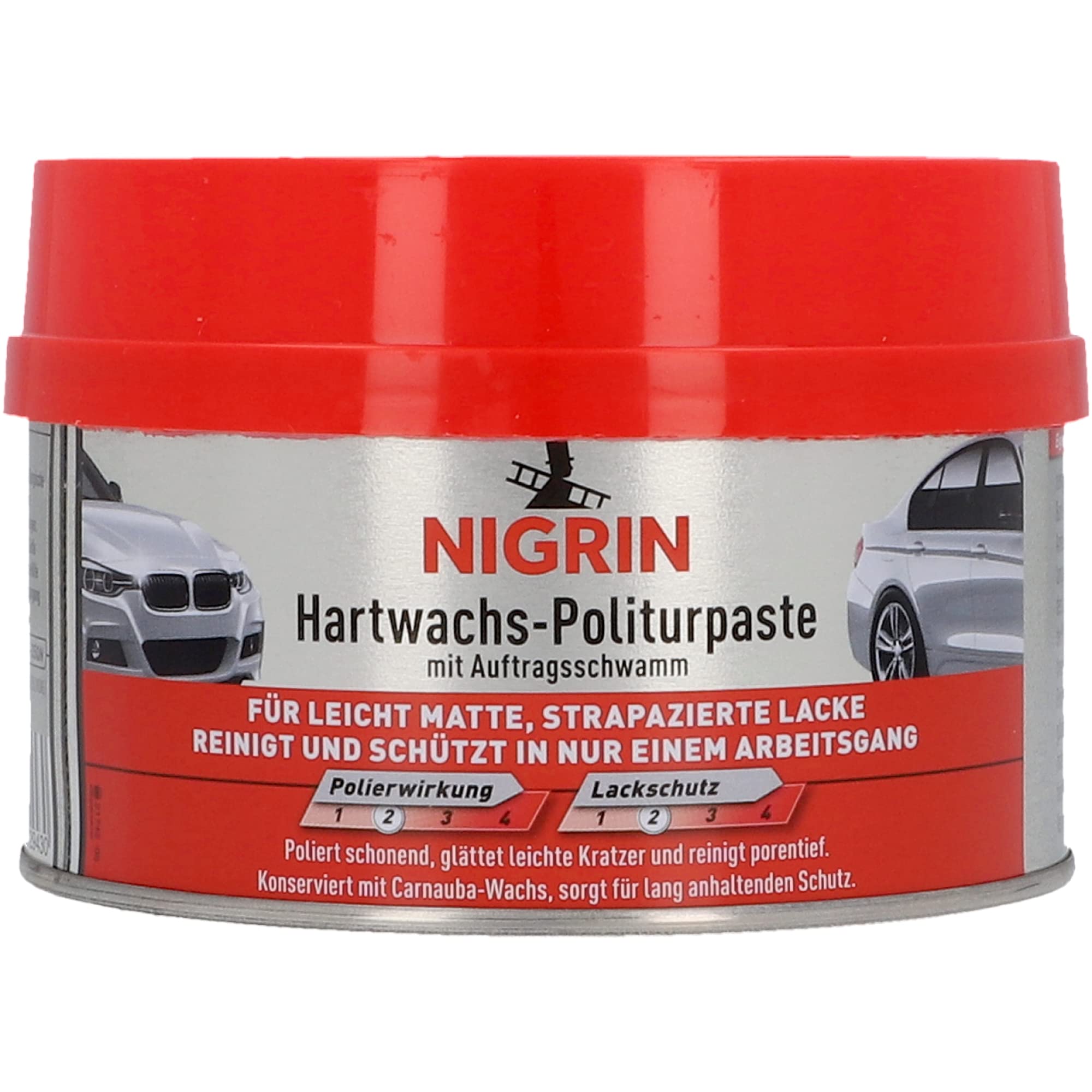 Nigrin 72943 Hard Wax Polish Paste 250 ml