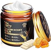 Upgraded Beef Tallow for Skin Handmade Whipped Organic Grass-Fed Tallow and Honey Balm for Eczema & Rosacea,Non-Comedogenic,Beef Tallow Face Moisturizer for Dry, Sensitive Skin(4oz Unscented)