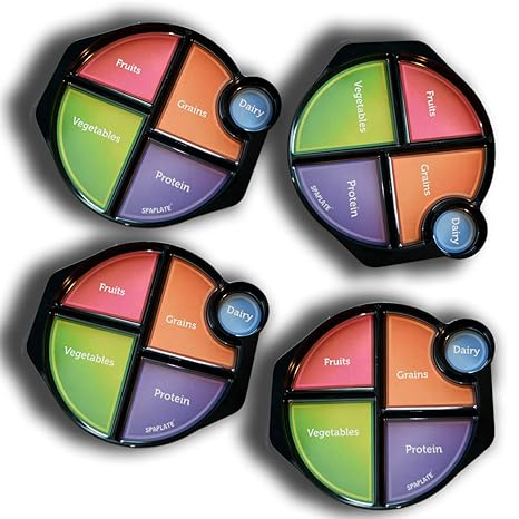 Healthy Eating Plate Diagram Stock Vector Illustration Of