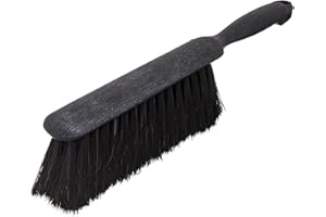 SPARTA Horsehair Brush with Handle – 8" Hand Broom, Dust Brush for Cleaning Smooth, Polished Surfaces – for Counters, Floors,