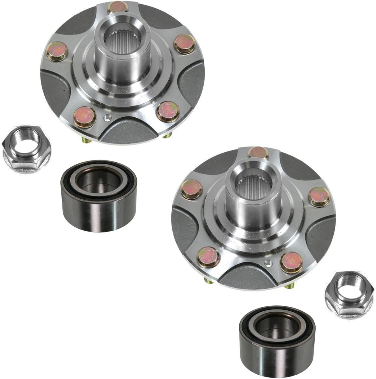 Rear Wheel Hub & Bearing Pair Set for 0009 S2000 S2000