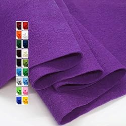 Puple Felt Fabric 36" X 36"(1 Square Yard), 1.6mm