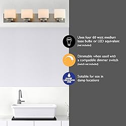 Design House 578013 Dove Creek Vanity Dimmable with