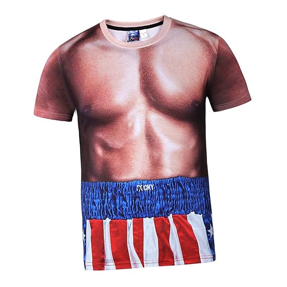 novelty muscle man t shirt