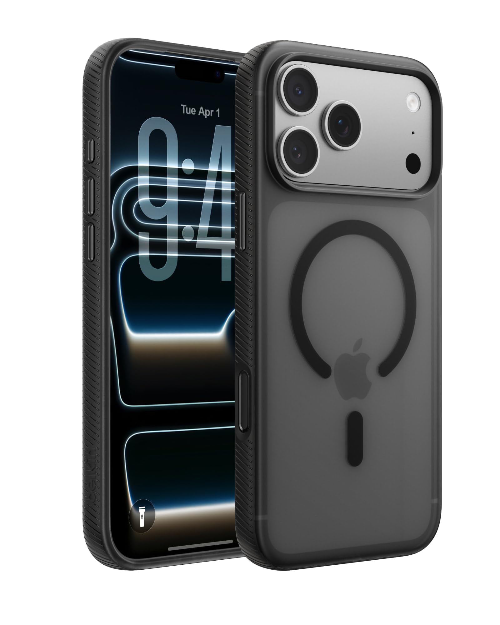 Belkin for iPhone 17 Pro Case, Grip, MagSafe Compatible w/Anti-Scratch & Anti-Yellowing Coating, Touch Sensitive Camera Control - Military Grade, Anti-Slip, Magnetic, Shockproof, Protective