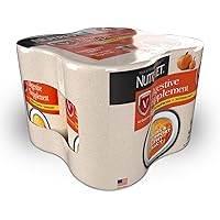 Nutri-Vet Digestive Supplement | Fresh Pumpkin + SuperBlend Formula | Soothes Upset Stomach | For Dogs and Cats 4pack