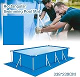 Hotsel Rectangle Pool Ground Cloth 338x239cm Waterproof Protection Mat view 5