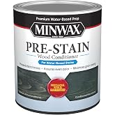 Minwax 618514444 Water-Based Pre- Stain Wood Conditioner, 1 Quart, Clear