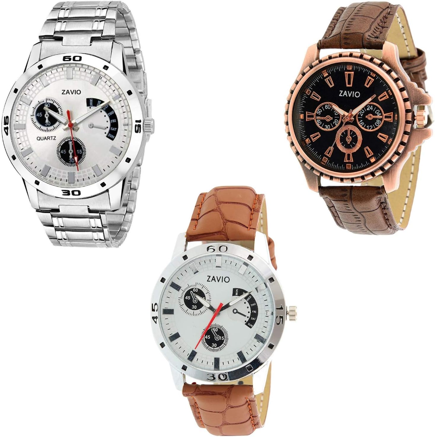 ZAVIO Analogue Men's Watches Combo Pack