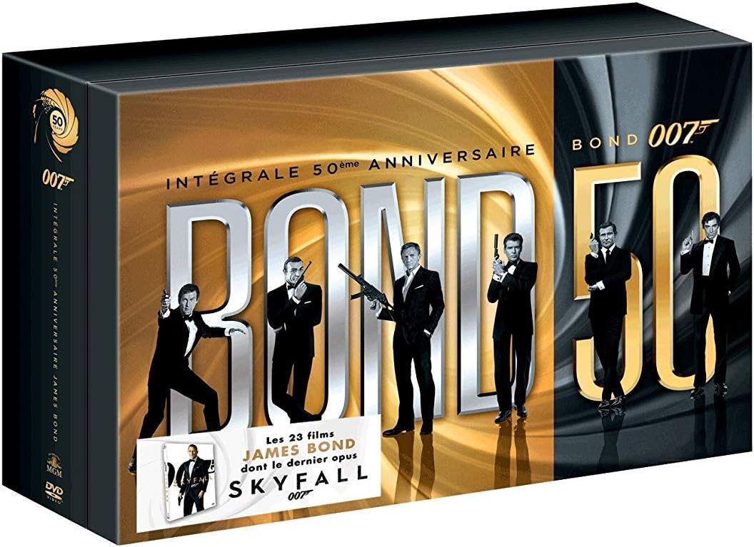 James Bond 007 Bond 50 Integrale 50eme Anniversaire Des 23 Films Dont Skyfall Amazon Co Uk Dvd Blu Ray