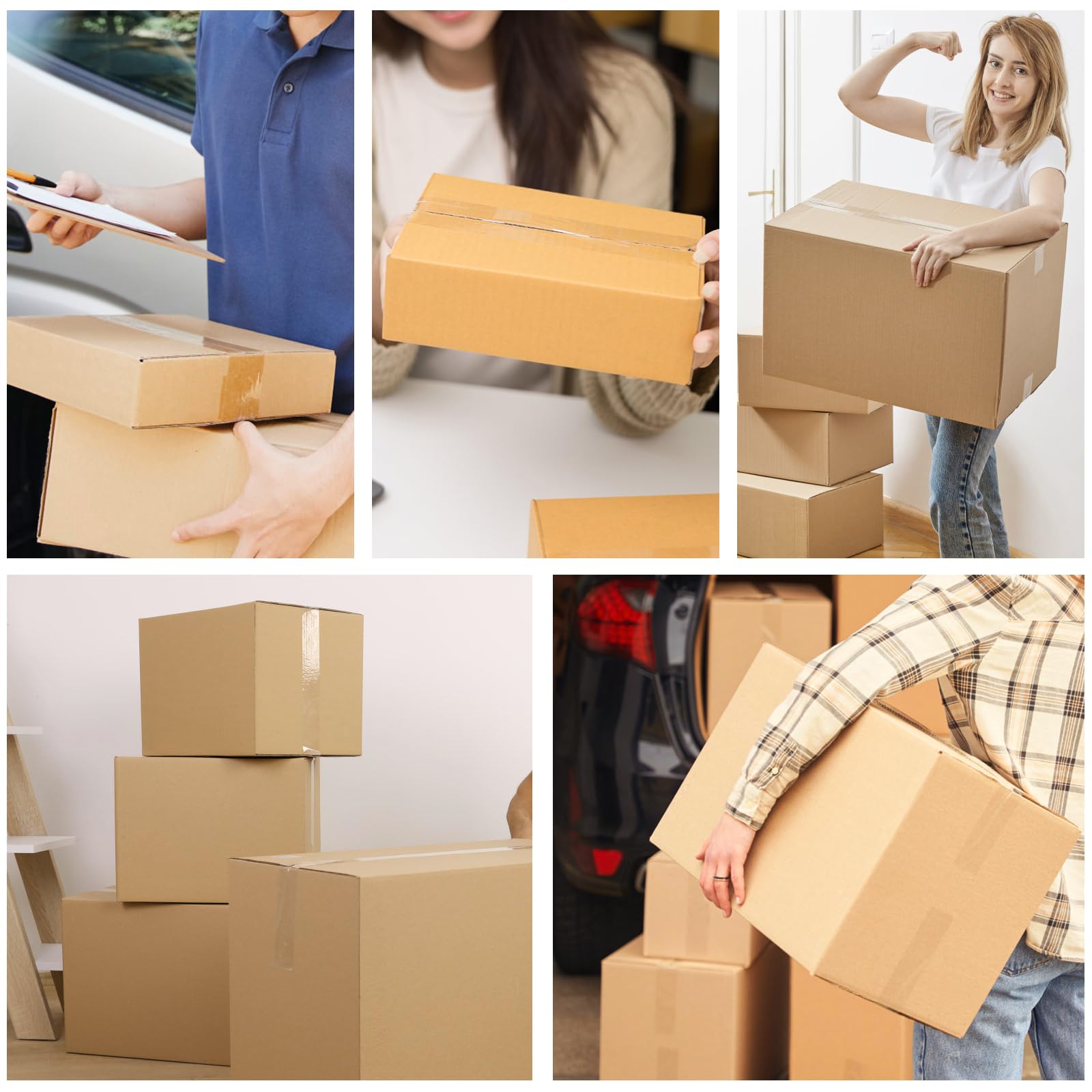 1.88 in x 66.6 YDs Clear Heavy Duty Packing Tape with Dispenser, Strong & Durable Shipping Tape, Packaging Tape, Packing Tape Dispenser for Packing Boxes, Moving Supplies, Shipping and Mailing