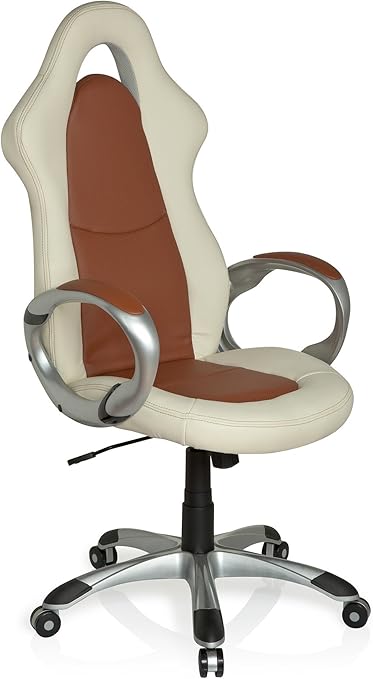 hjh OFFICE 621830 silla gaming RACER SPORT ELEGANCE piel sintética