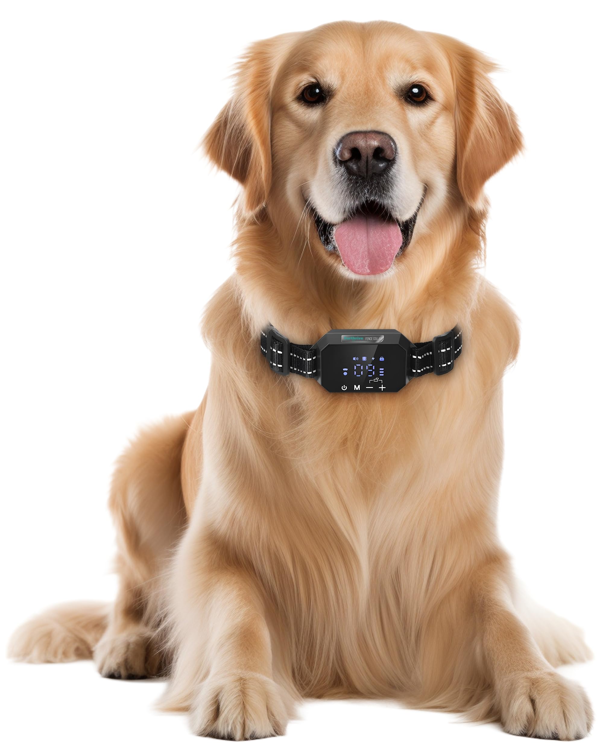 Photo 1 of Furthrive GPS Dog Collar, Wireless Dog Fence 100–3280 ft Circular Boundary, Waterproof GPS Dog Collar Fence System Outdoor Electric Pet Barrier with Beep, Vibration & Adjustable Training