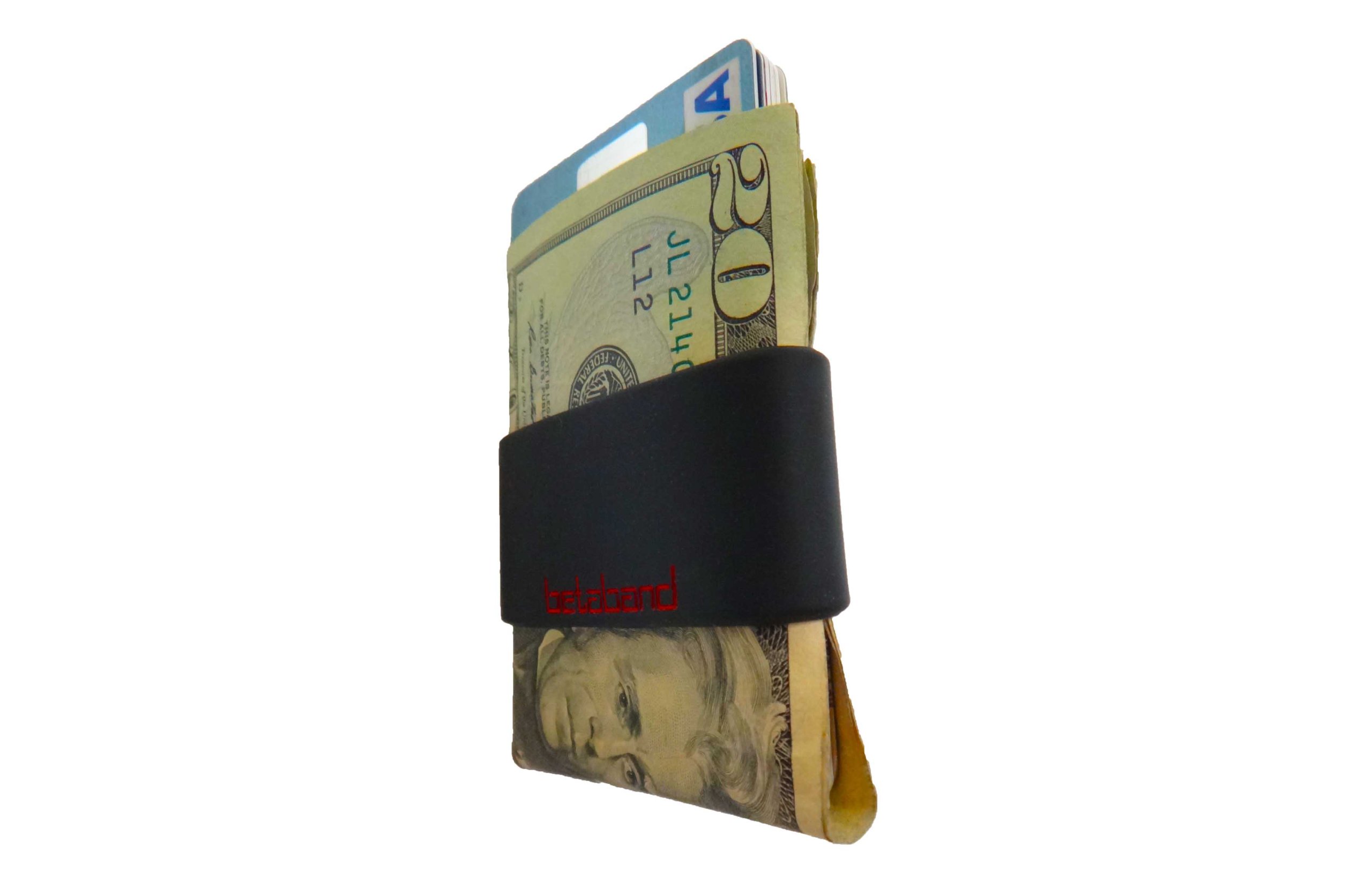 BetaBand Rubber Band Wallet, Silicone Money Band Holder for Credit
