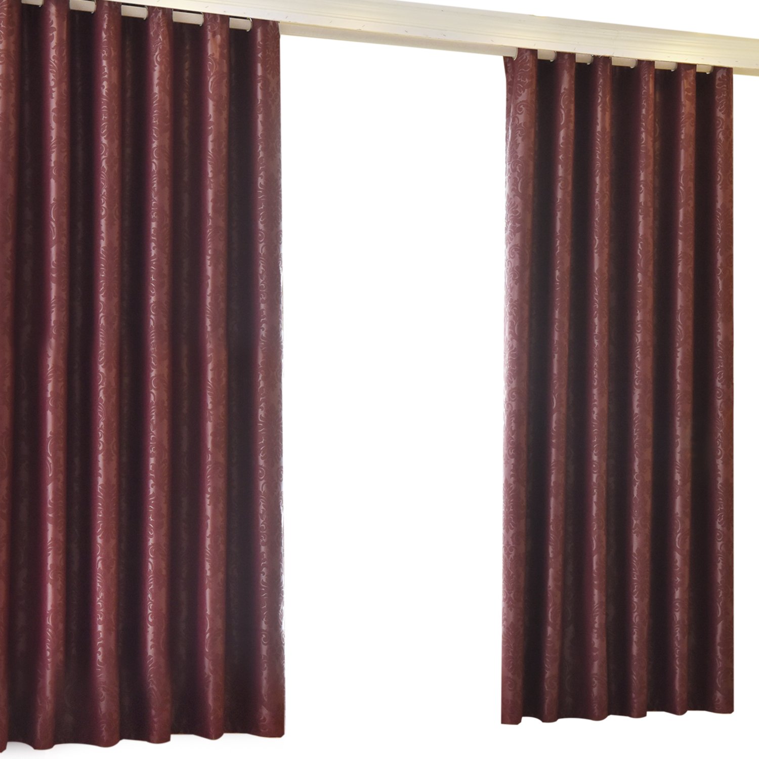 90 X 90 Red Blackout Curtains Upgraded Luxury Thermal Vintage