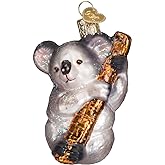 Old World Christmas Koala Bear Glass Blown Ornament for Christmas Tree, Handcrafted Holiday Decoration, Wildlife Animal Collection
