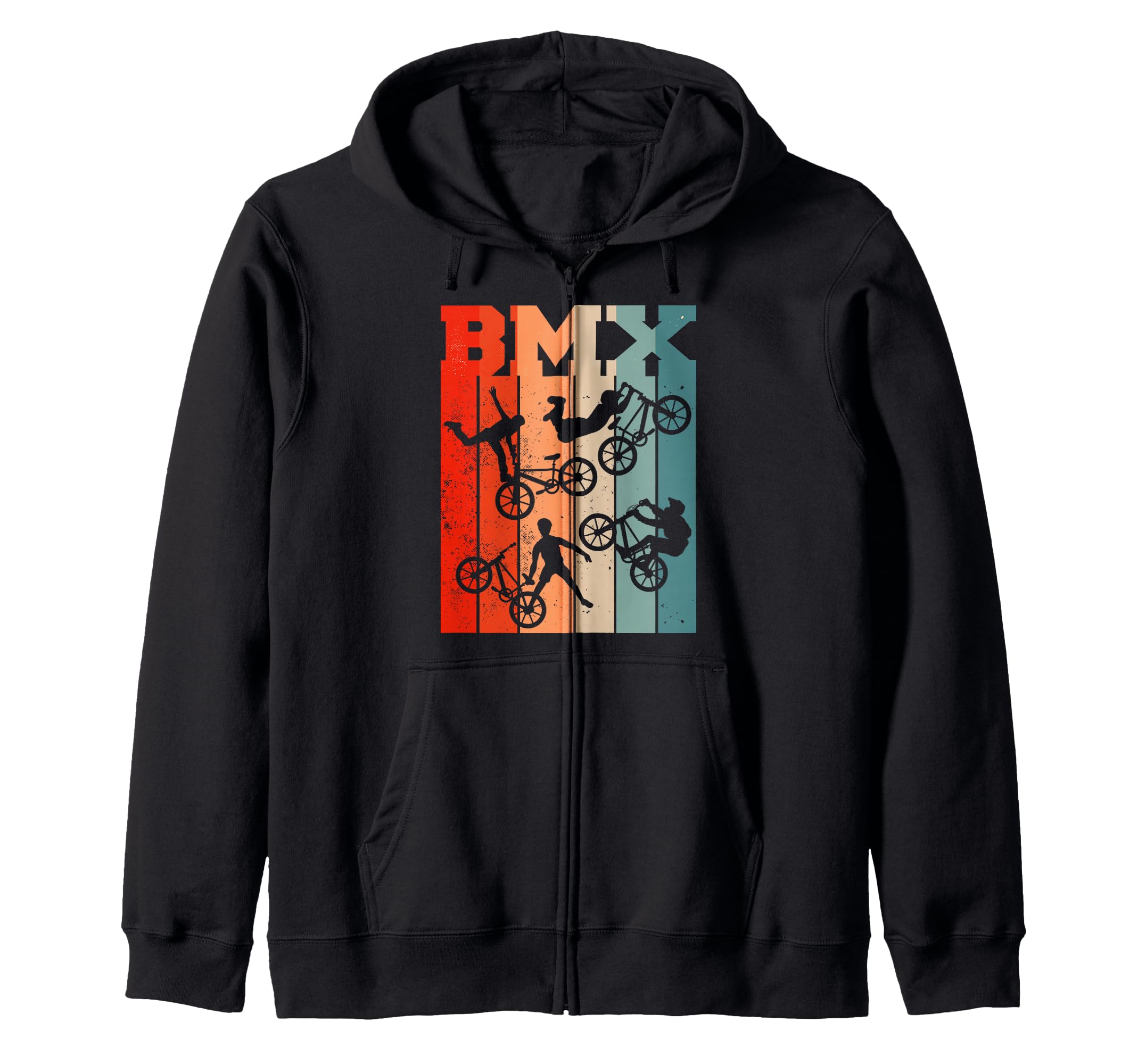 BMX Bike Freestyle Bicycles cycling biking race BMX Zip Hoodie