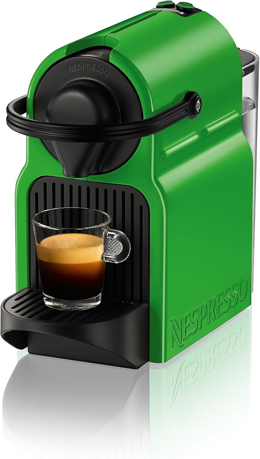 Krups YY2472FD Machine à Capsules Nespresso Inissia Vert Tropical