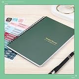 Thboxes To Do List Notebook A5 Undated Weekly Planner with Habit Tracker (Dark view 5
