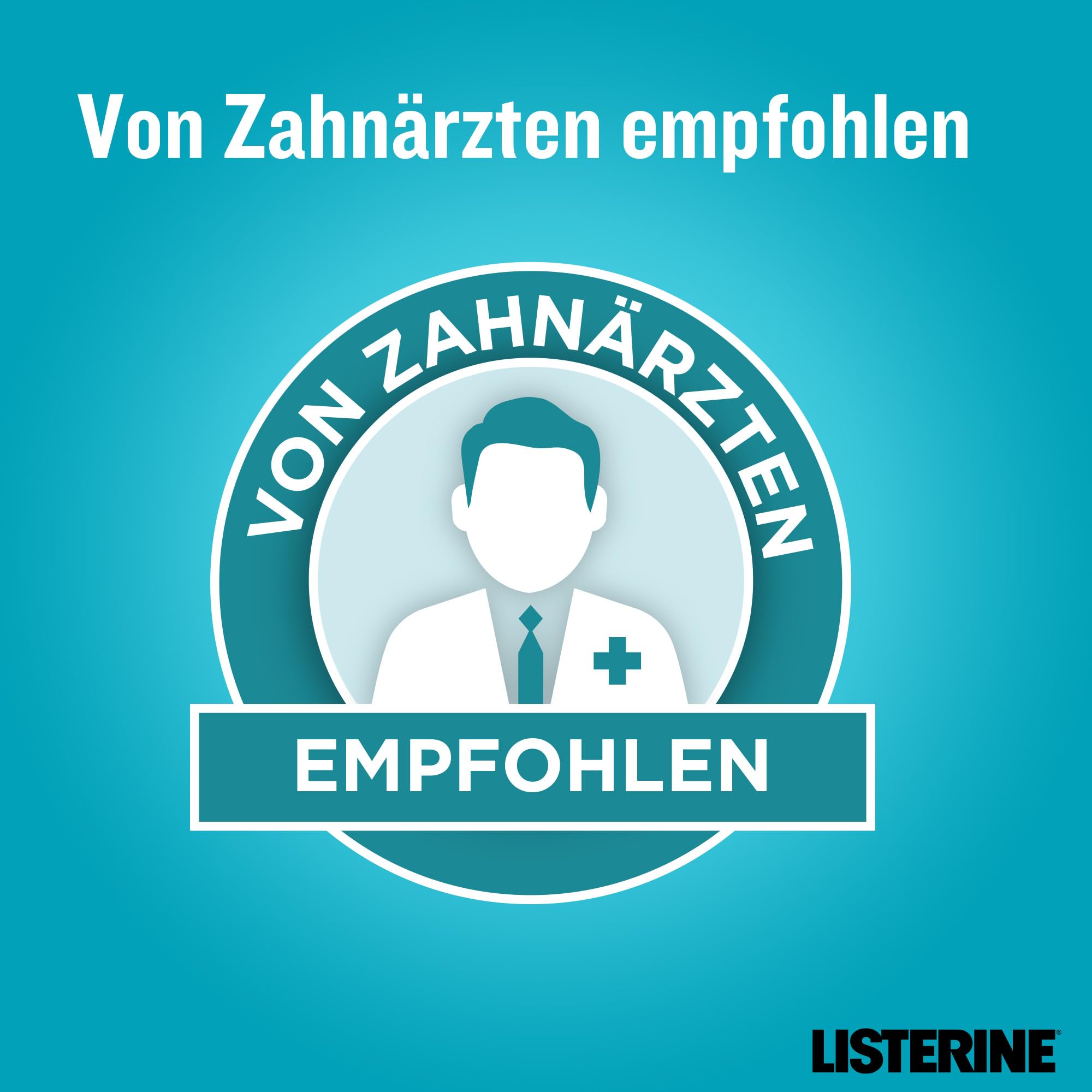 LISTERINE Cool Mint Mundwasser 1000 ml, antibakterielle Mundspülung mit ätherischen Ölen und intensivem Minzgeschmack, Zahnpflege-Spülung reduziert Zahnbelag und bekämpft wirksam Mundgeruch 4