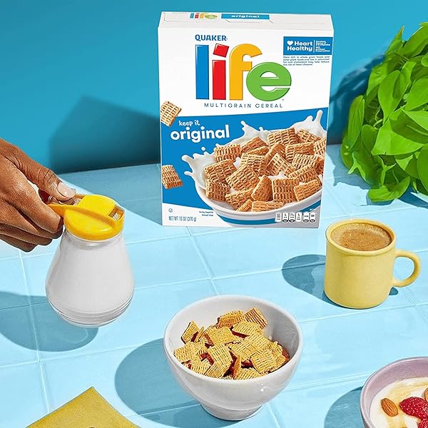 QUAKER LIFE ORIGINAL CEREAL, 22.3OZ BOX