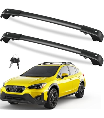 Subaru Crosstrek Roof Rack Thule BRIGHTLINES Aero Cross Bars Roof