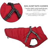 Babepet Warm Waterproof Reflective Dog Coat Harness Vest XXL Red view 7