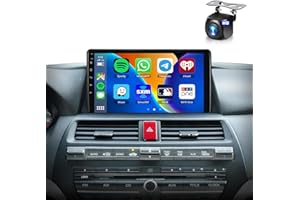 METEESER 【2+64G】 for Honda Accord 8th 2008-2013 Android Car Stereo Wireless Carplay Android Auto,10.1" Touchscreen Radio GPS WiFi DSP Bluetooth SWC+Backup Camera for Honda Accord Car Play