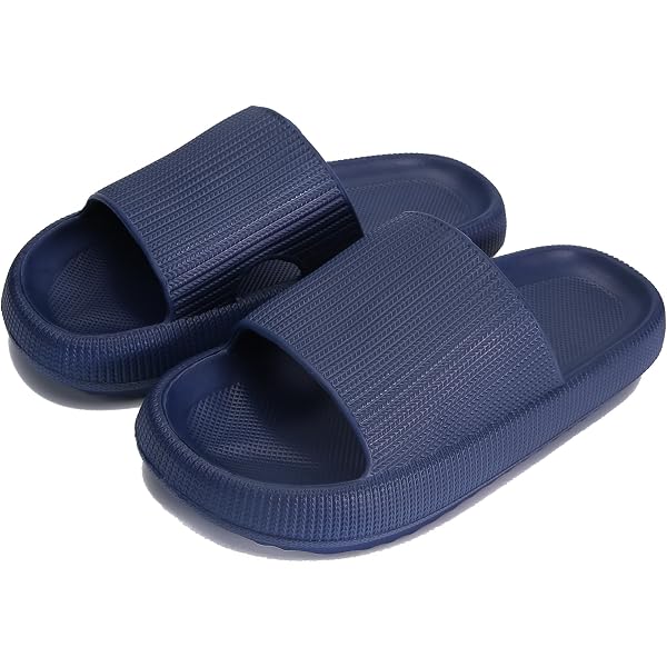 Amazon.com | Birkenstock Honolulu Navy EVA R 43 R EU | Slides display picture 2