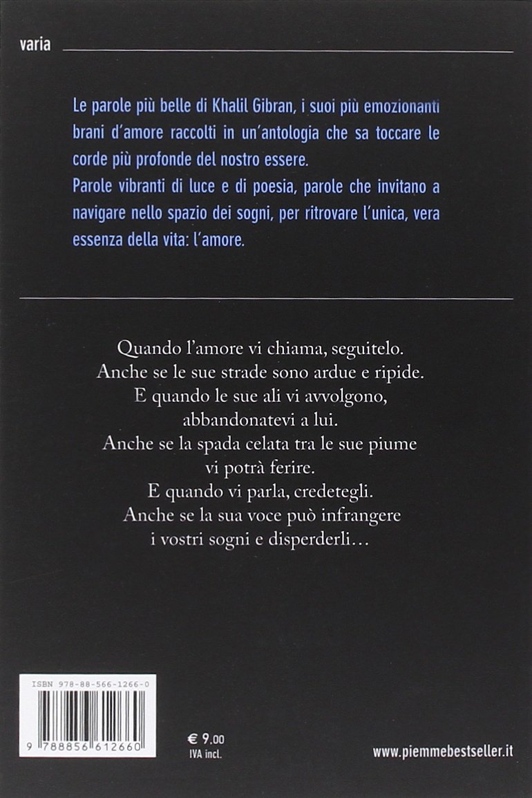 Quando L Amore Chiama Seguilo Kahlil Gibran Books Amazon Ca