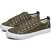 Canvas Shoes for Women Casual Low Top Sneakers Fashion Womens Tennis Shoes with Extra Laces