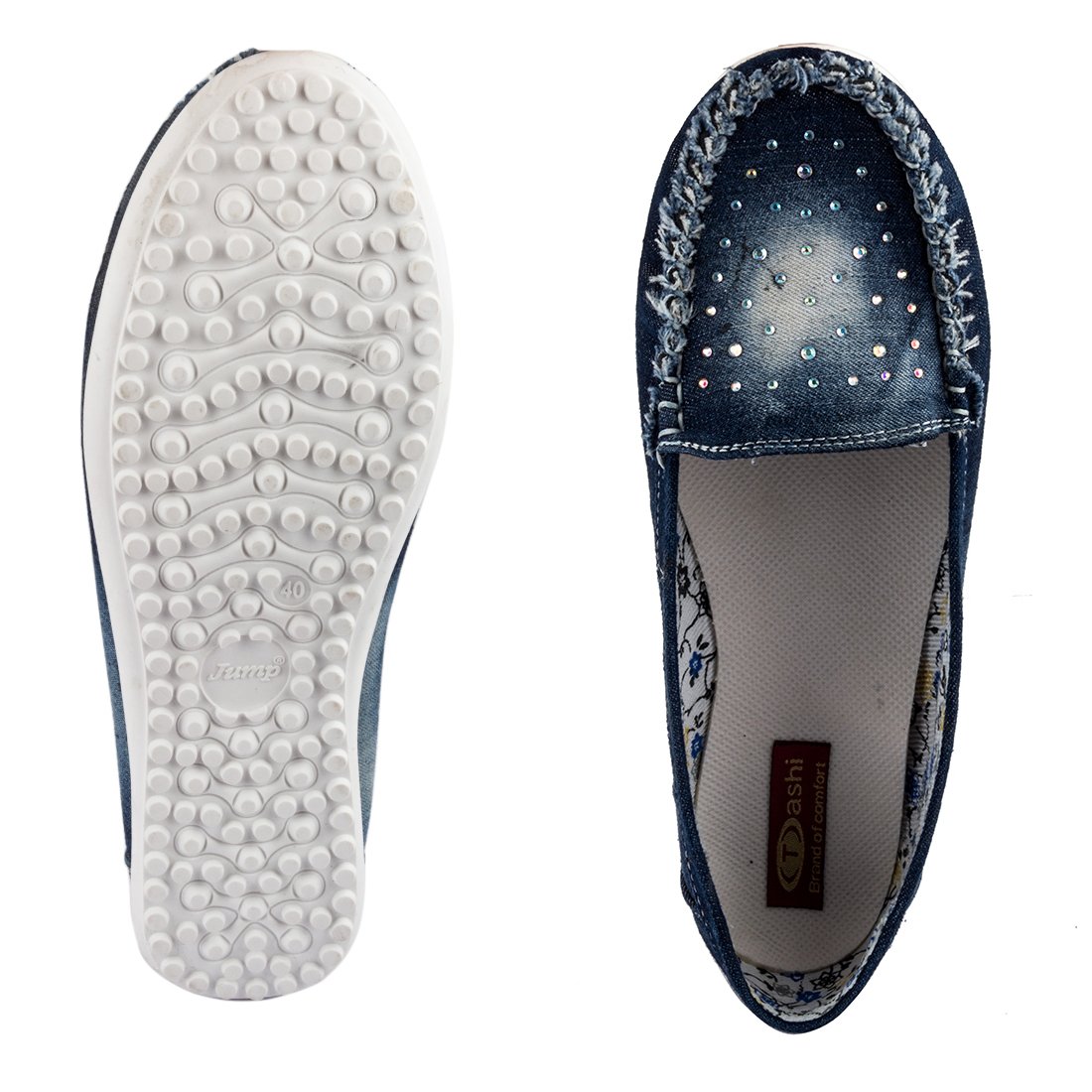 tashi women's fabric loafers