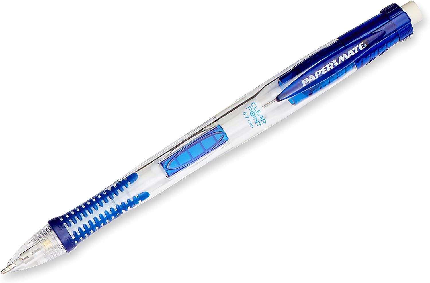 Paper Mate Clearpoint Mechanical Pencils, 0.7mm, HB #2, Blue Barrels, Box of 12 : Paper Mate Mechanical Pencils : Office Products