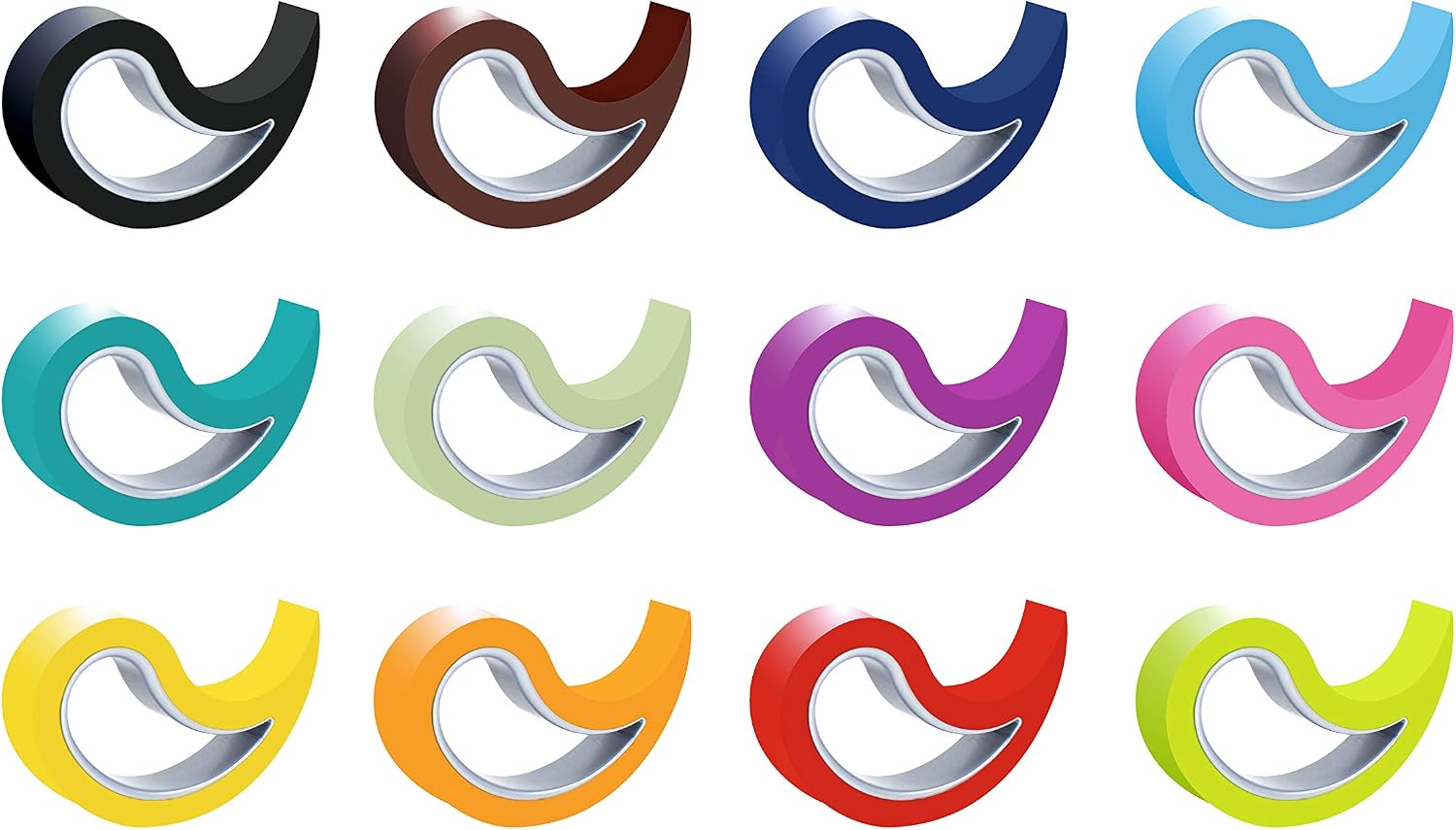 Stoppy, Stoppi, doorstopper, windowstopper, Stopper, Set of 12 Available in 4 Variations (Colorful), 12 Pack