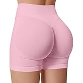 TRYTO Impulse Collection Compression Impact Shorts Women Hidden Scrunch Workout Seamless Squat Proof Short