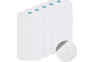 Biloban Changing Pad Liners Waterproof(5 Pack) 28"x15", Portable Changing Pads Washable Reusable, Soft Large Double Layers, 1