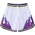 BOOMLEMON Men's Basketball Shorts Gym Training Workout Athletic Shorts Mesh Graphic Print Running Short Pants