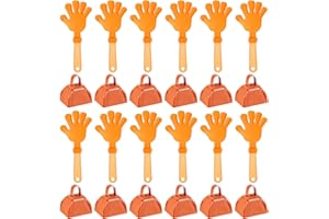 PATIKIL 12Pcs Cow Bells for Football Games, 3 Inch Cowbells for Sporting Events Bulk Loud Noise Makers Metal Cow Bell with 12